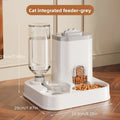 Comedero Automático 2 en 1 con Dispensador de Agua para Gatos y Perros