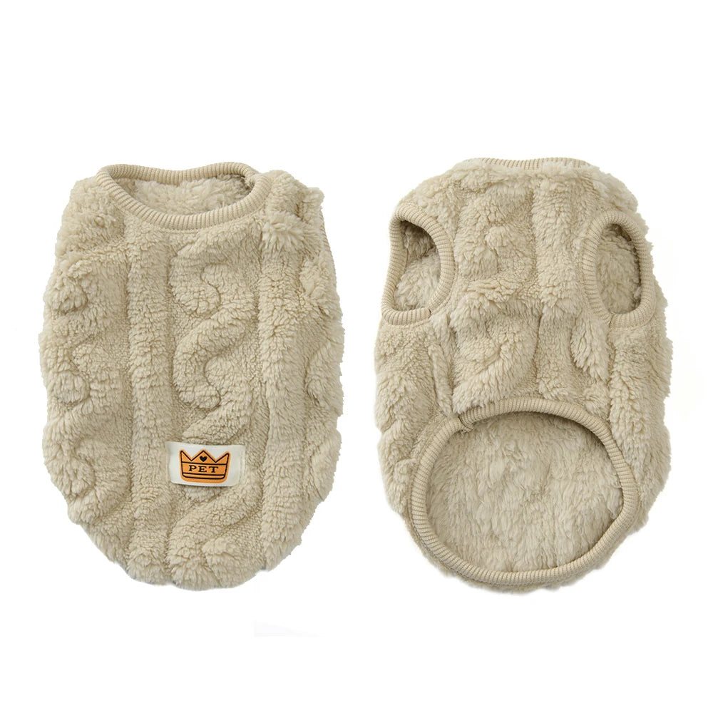 Cute Warm Cat Clothes Autumn Winter Fleece Sweater For Small Cats Dog Apparel Kitten Puppy Pullover Pet Sphynx Christmas Costume