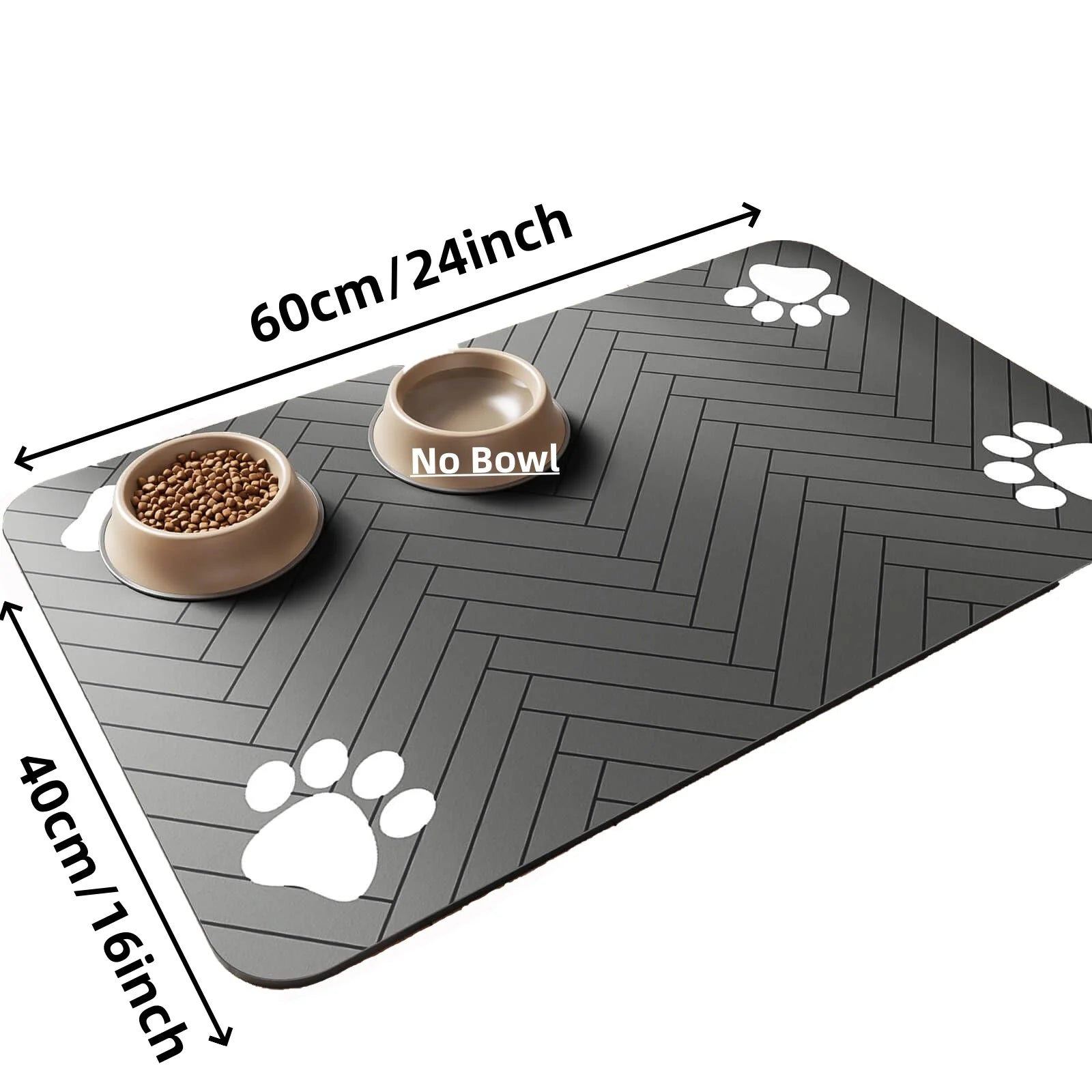 Tapete Absorbente para Comedero de Perros y Gatos