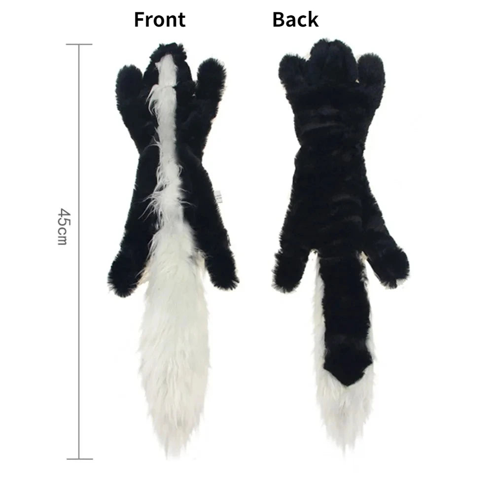 Juguete de Felpa Sin Relleno con Sonido para Perros - Forma de Animal Resistente