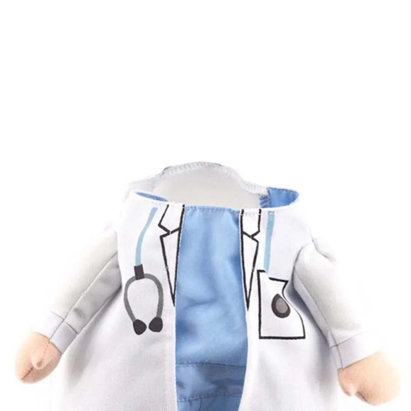 Disfraz de Médico con Bata Blanca para Perros y Gatos – Cosplay Divertido para Fiestas | Tallas S a XL
