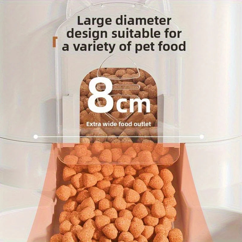 Comedero Automático 2 en 1 con Dispensador de Agua para Gatos y Perros