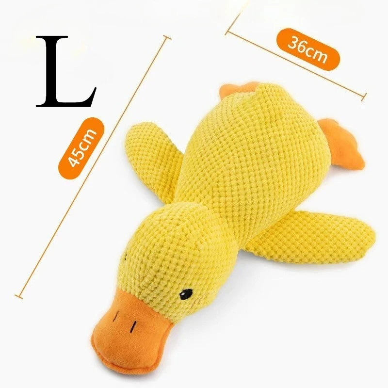 Pato de Peluche con Sonido para Perros - Resistente a Mordiscos para Razas Pequeñas y Grandes