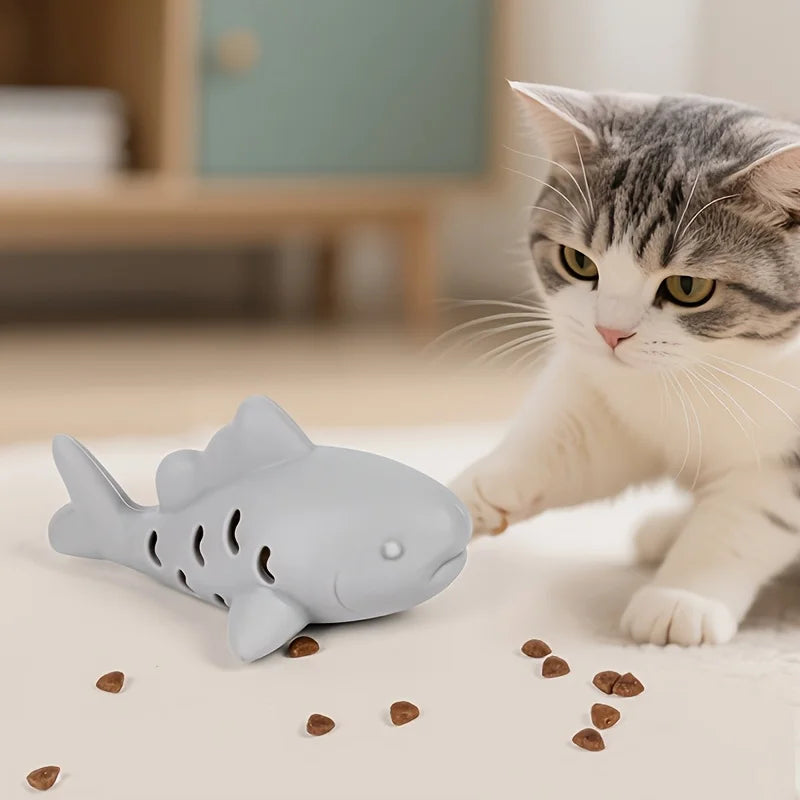 Juguete Interactivo de Silicona para Gatos y Perros Pequeños - Esconde Premios y Limpia Dientes