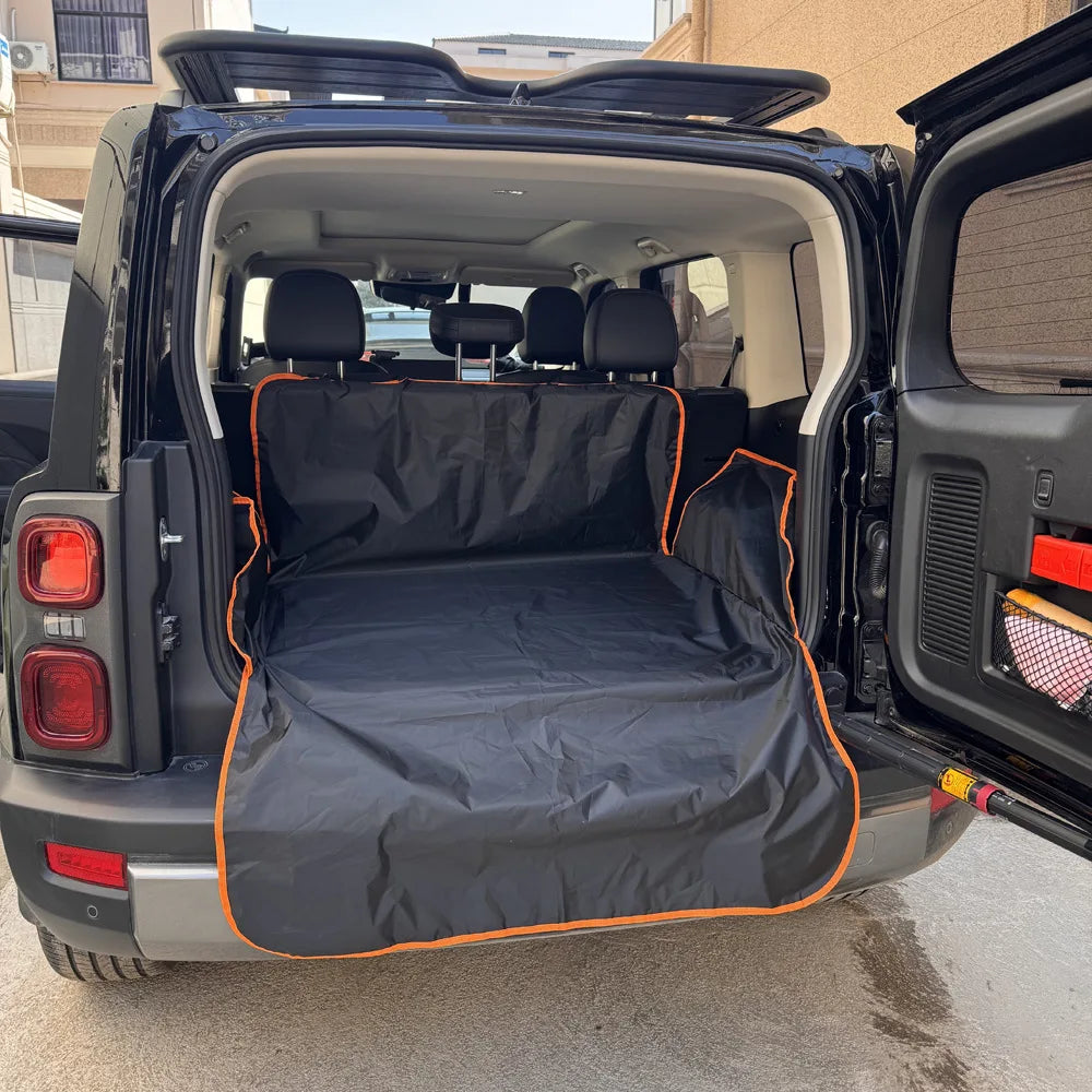 Waterproof Dog Car Seat Cover Trunk Case Dog Car Transporter Travel Mat Pad Dog Carriers Hammock For Small Medium Large Dogs