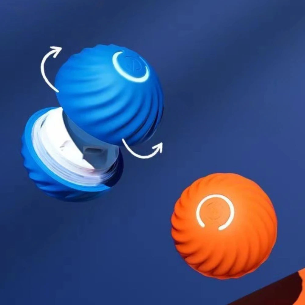 Pelota Inteligente Automática para Perros - Saltos y Rotación con Carga USB-C