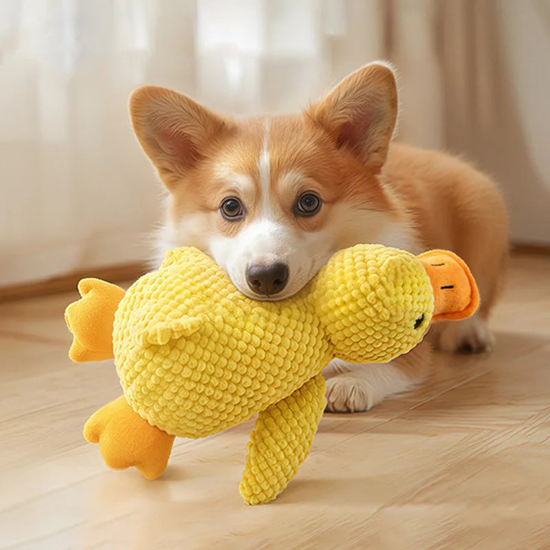 Juguete de Peluche Ganso con Sonido para Perros - Resistente a Mordiscos
