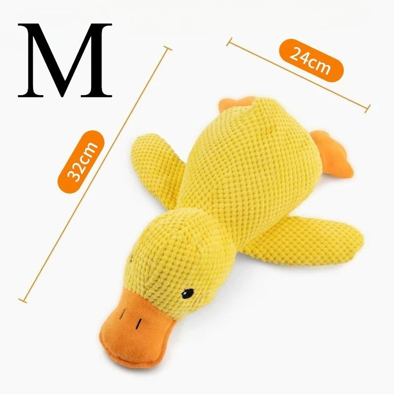 Pato de Peluche con Sonido para Perros - Resistente a Mordiscos para Razas Pequeñas y Grandes