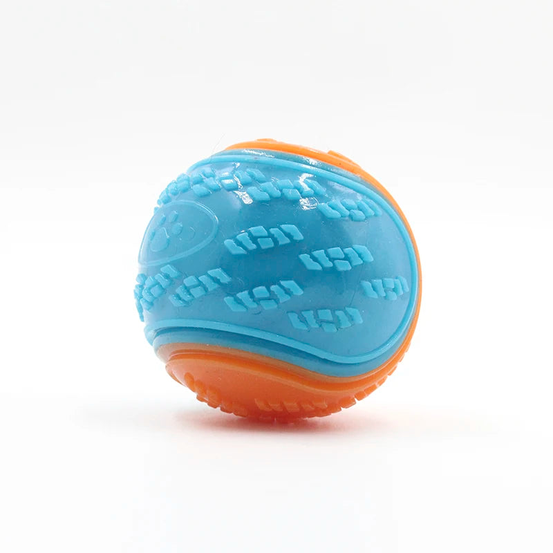 Pelota Interactiva con Sonido para Perros - TPR Resistente a Mordiscos 6,5 cm
