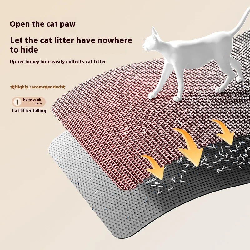 Alfombra Atrapa-Arena para Arenero de Gatos | Doble Capa