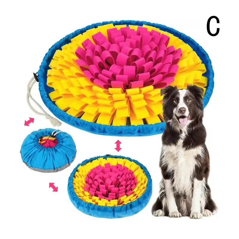 Alfombra Olfativa Interactiva para Perros y Gatos - Juego de Forrajeo y Alimentación Lenta