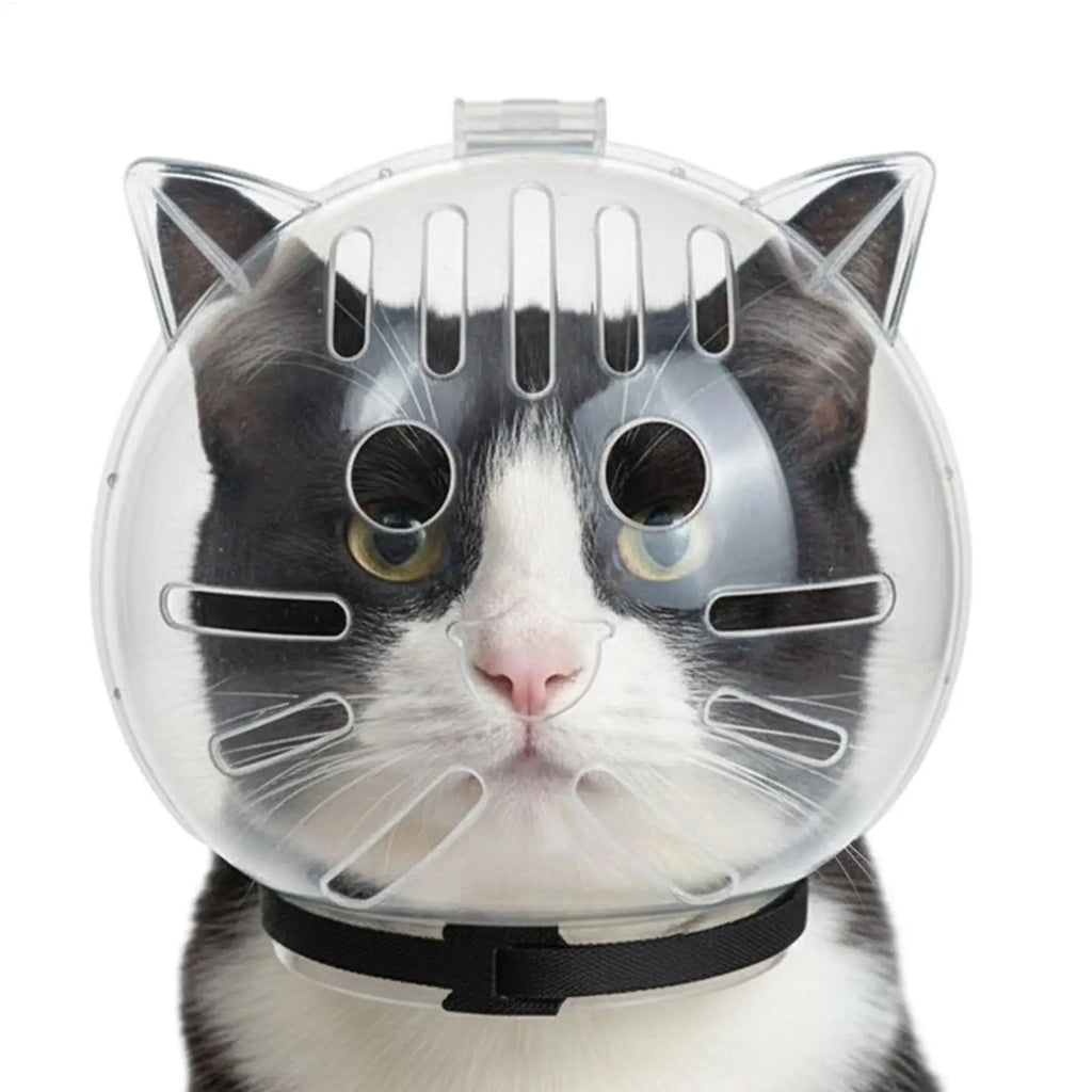 Cat Head Protection Ball, Pet Grooming Accessories Breathable Mask Swimming Helmet Cat Supplies