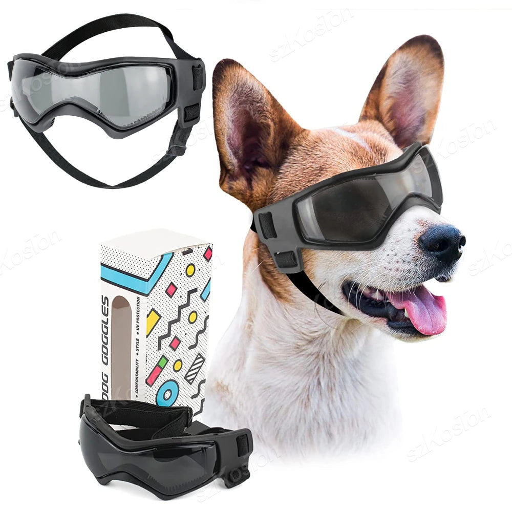 Gafas de Sol UV para Perros – Pequeñas y Medianas Razas