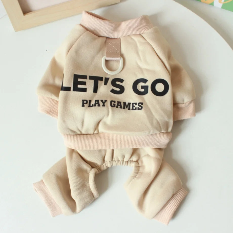 Dog Clothes Cotton Soft Overalls for Dogs Winter Puppy Jumpsuit Warm Coat Chihuahua Bichon French Bulldog Costumes Pet Clothing