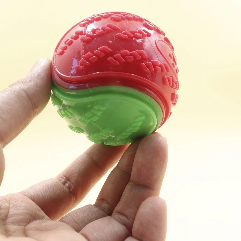Pelota Interactiva con Sonido para Perros - TPR Resistente a Mordiscos 6,5 cm