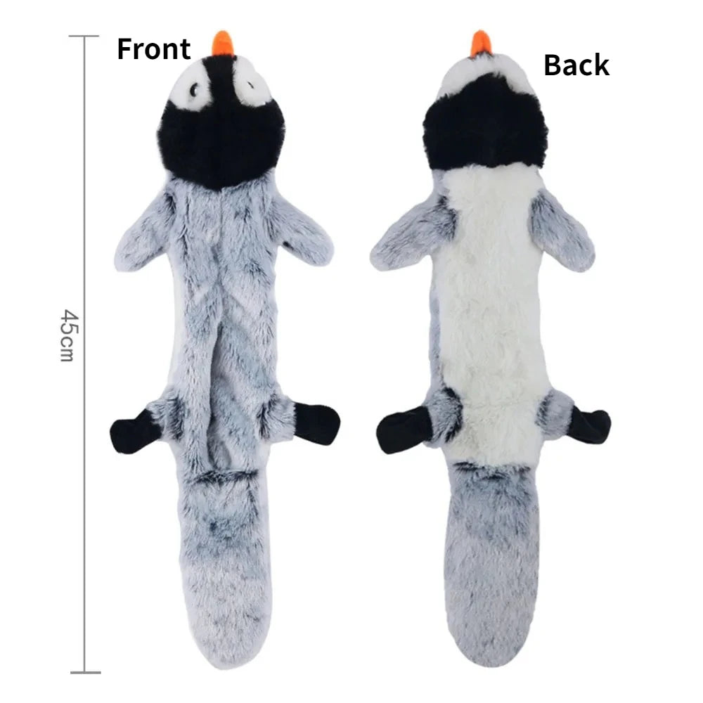 Juguete de Felpa Sin Relleno con Sonido para Perros - Forma de Animal Resistente