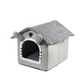 Casita Cama para Perros y Gatos con Cojín Reversible